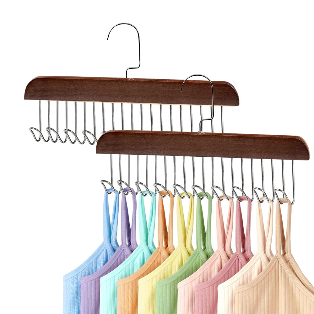 2Pcs Multi Hook Anti Slip Space Saving Clothes Hanger