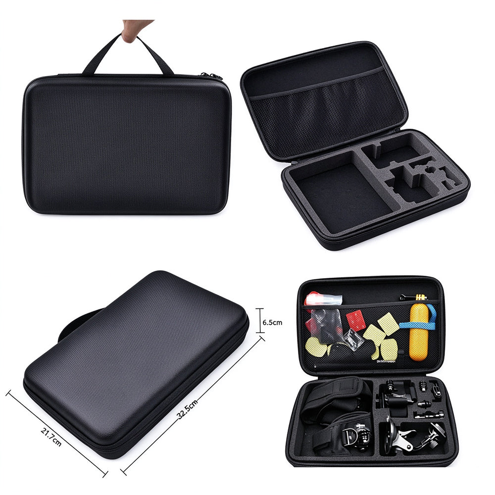 120 Piece Action Camera Accessory Mount Kit for Sports and Outdoor Filming