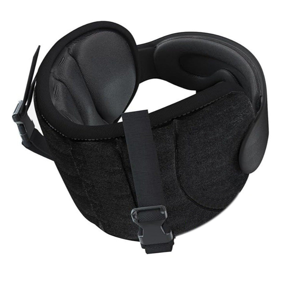 Airplane Travel Pillow with Headrest Fixing Head Strap and Eye Mask