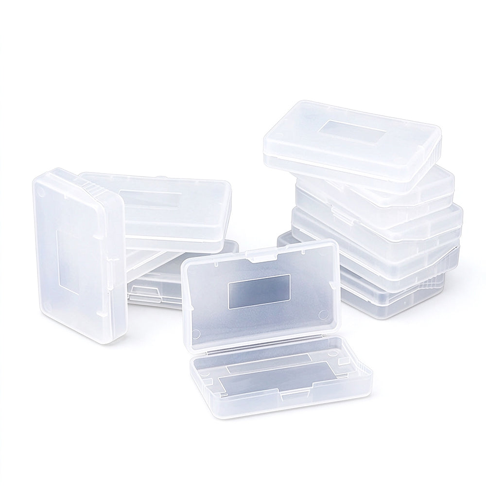 20 Pack Clear PP Game Cartridge Storage Cases for GBA Cards