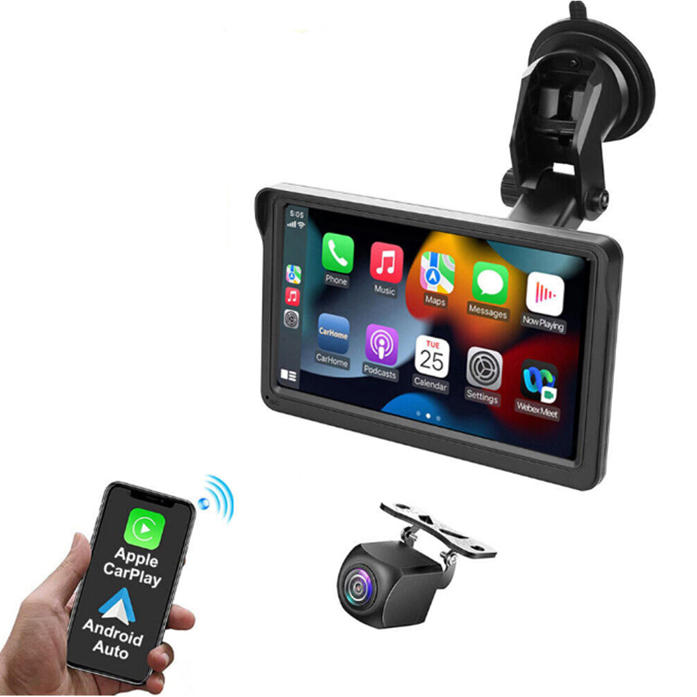 Wireless Car Stereo Touch Screen Car Radio Multimedia Player with Backup Camera for Carplay