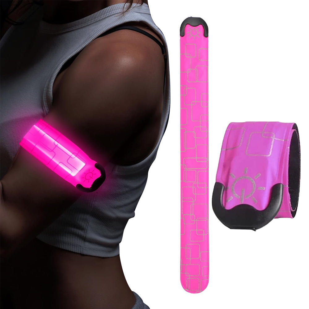 Reflective LED Light Armband Safety Belt Night Running Cycling Arm Band