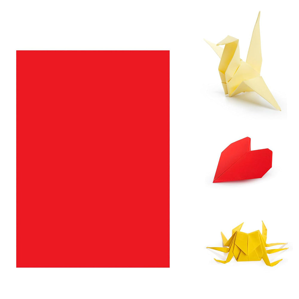 50 Sheet A4 10 Color Cardstock Origami DIY Craft Paper Set