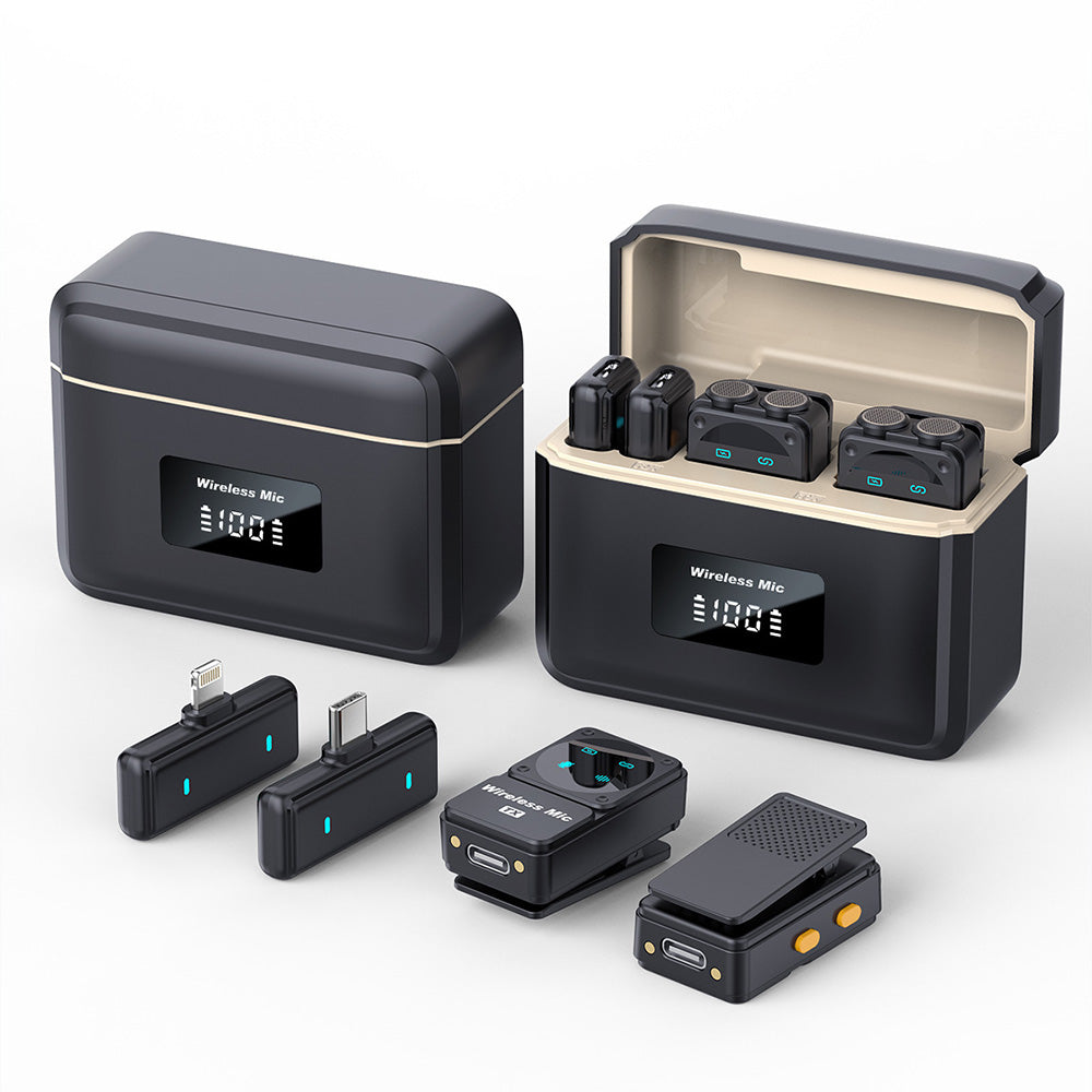 Wireless Microphone for iPhone and Android for Video Recording