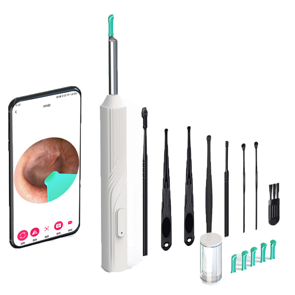 WIFI Connection Ear Wax Removal Tool Ear Set Camera Wireless Visual Ear Otoscope