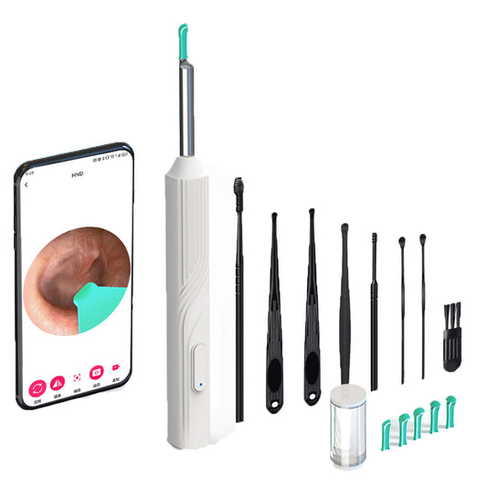 WIFI Connection Ear Wax Removal Tool Ear Set Camera Wireless Visual Ear Otoscope