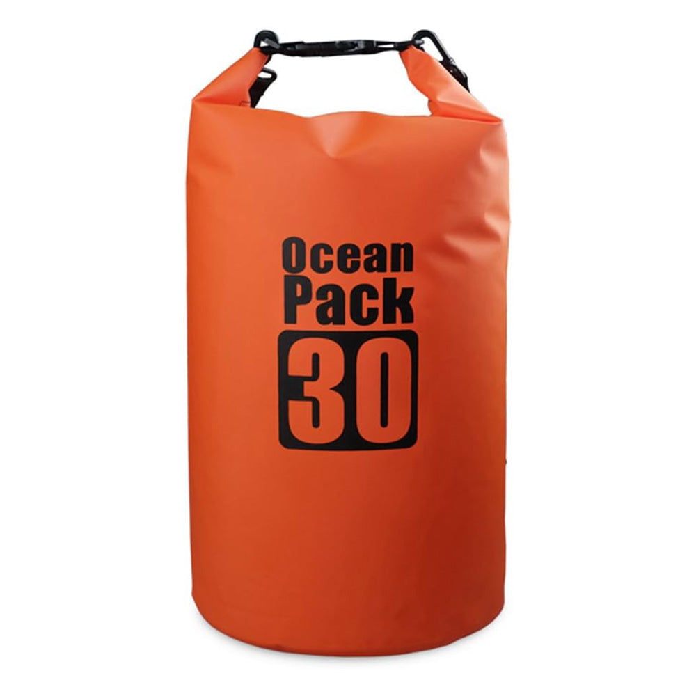 30L PVC Roll Top Water Resistant Outdoor Dry Backpack with Shoulder Strap
