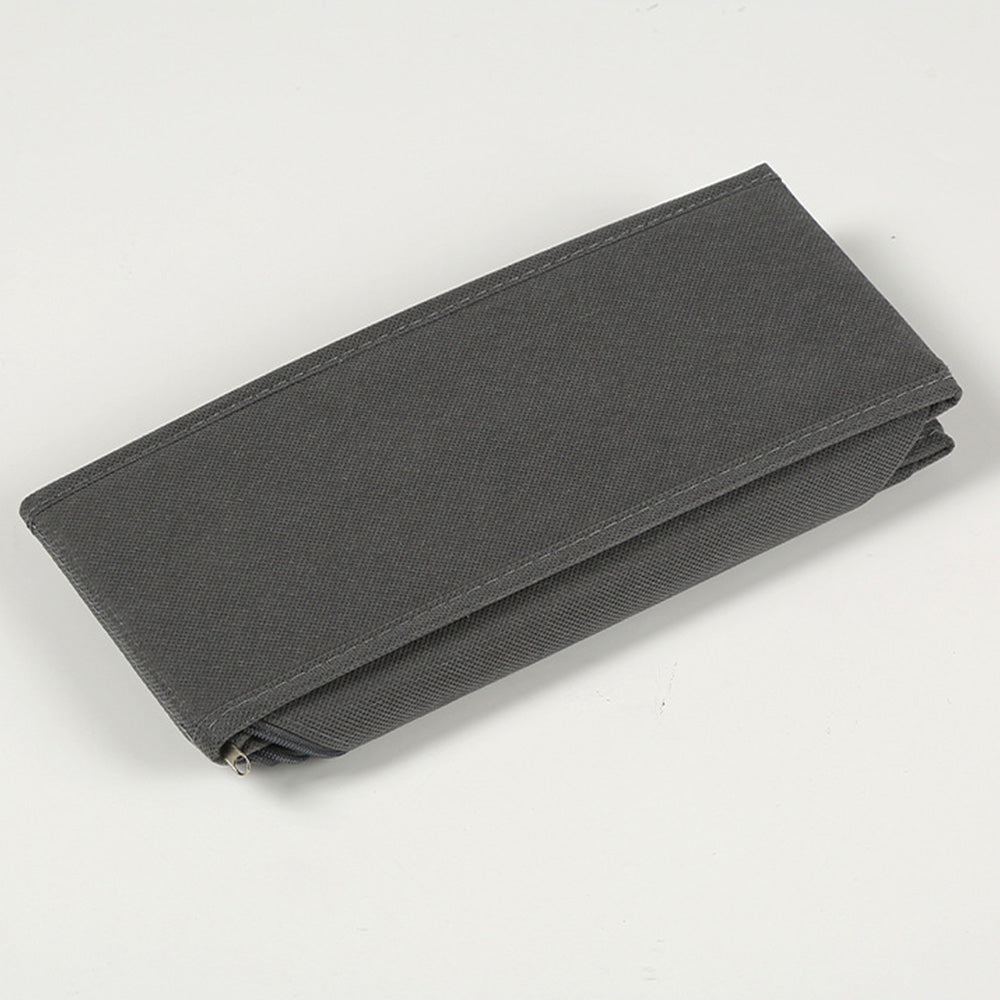 6 Piece Foldable Nonwoven Drawer Organizer Bins in 3 Sizes with Zippers