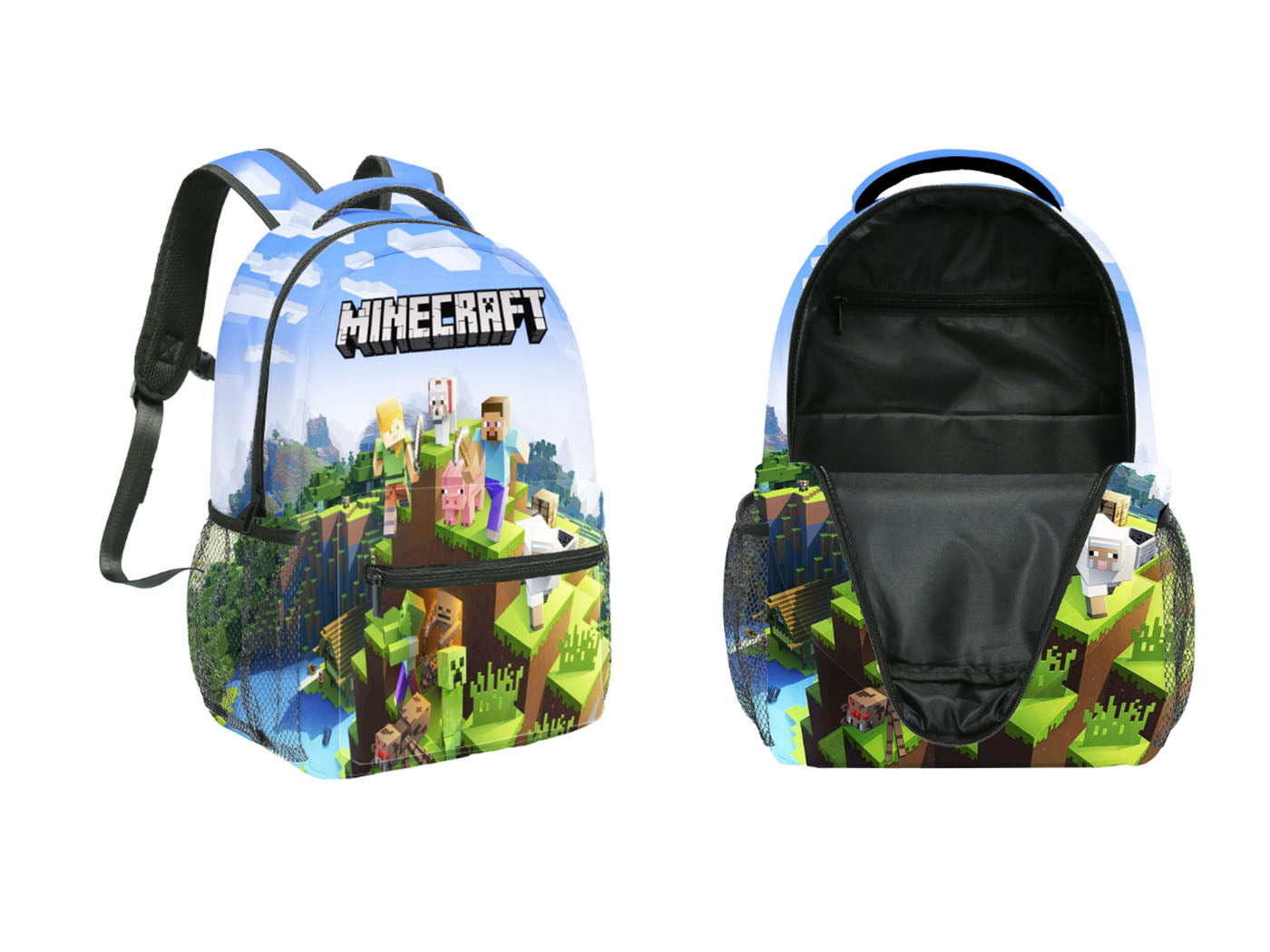 Minecraft Inspired School Bag School Backpack