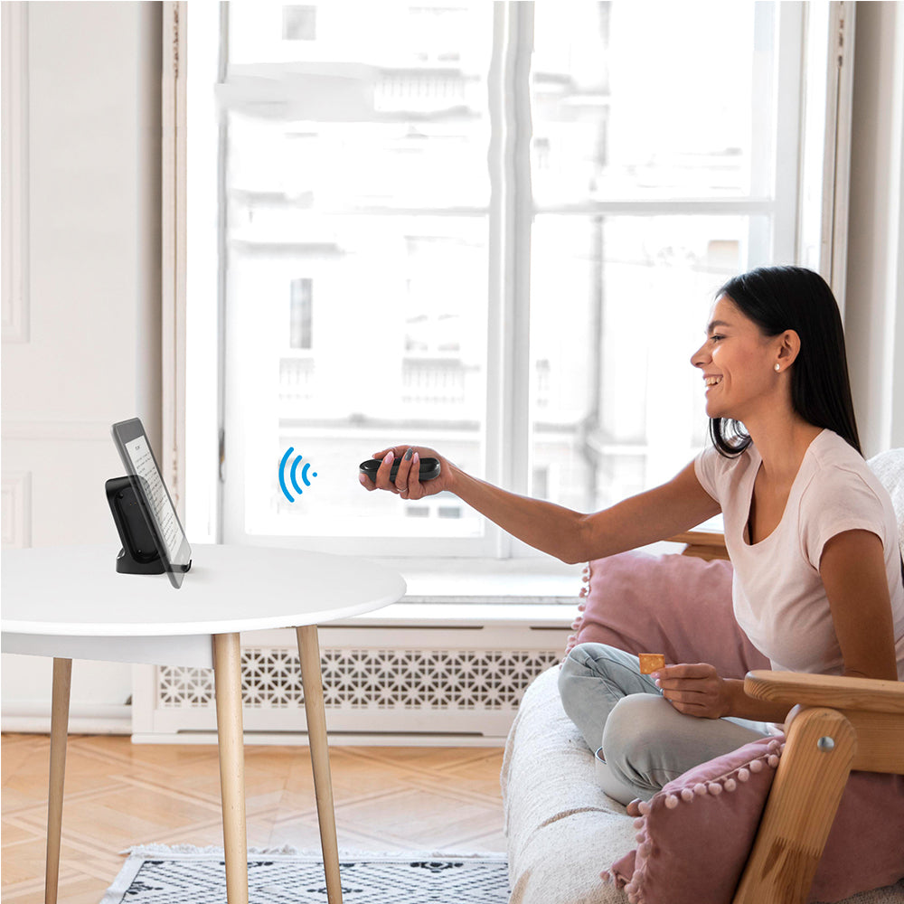 Wireless Page Turner for Kindle Tablets with Selfie Shutter Stand Function