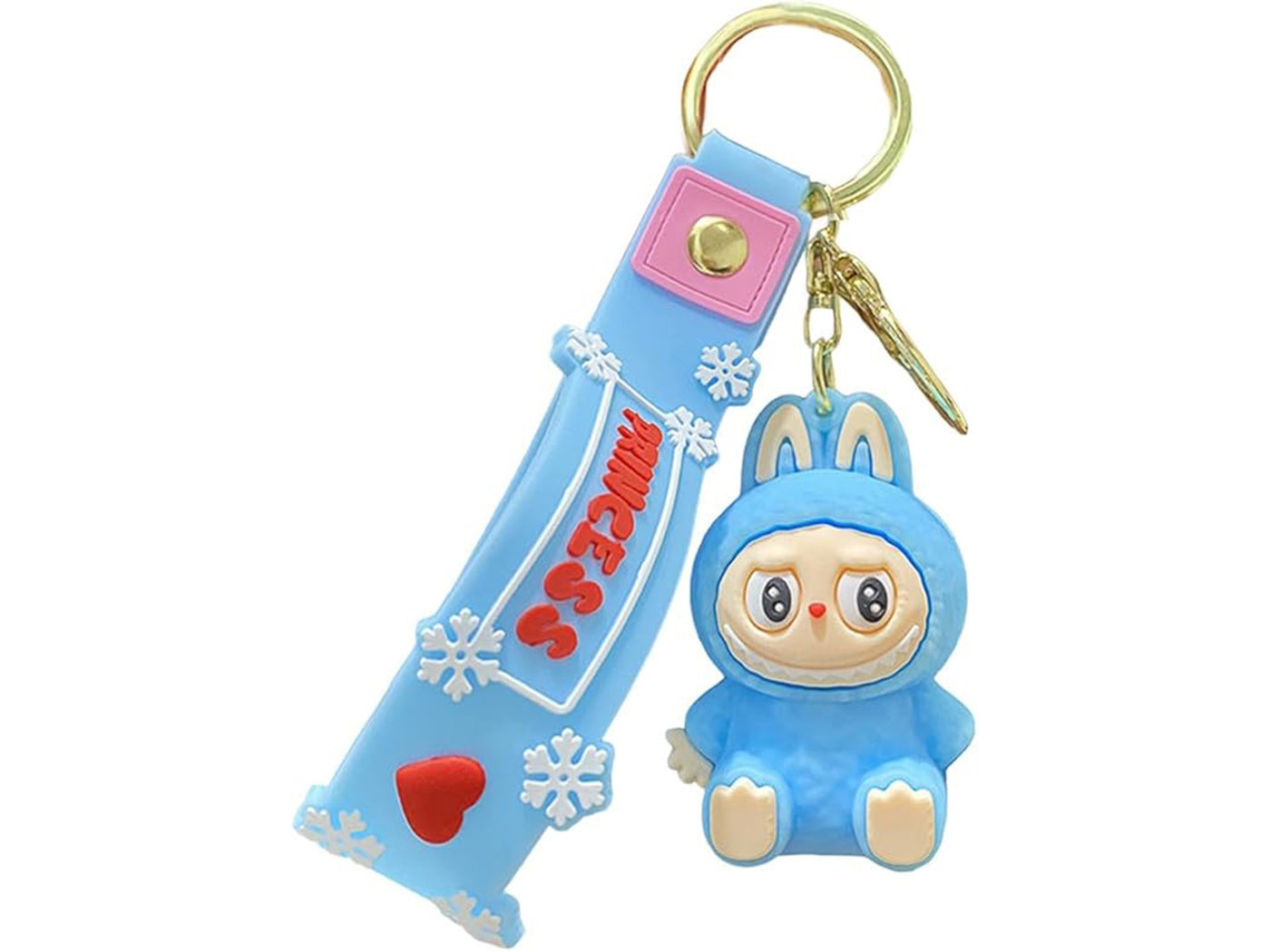 6Pcs Labubu-inspired Cartoon Key Chain