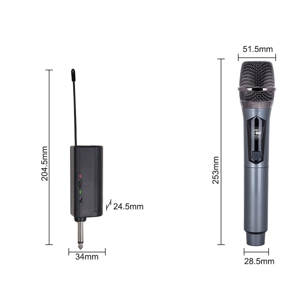 USB Rechargeable Handheld Wireless Karaoke Microphone
