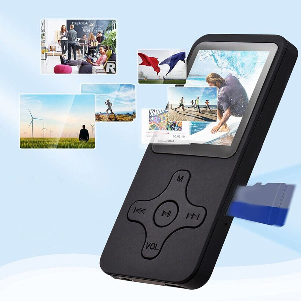 1.8Inch Bluetooth Music Player MP4/MP3 HiFi Lossless Sport FM Radio Recorder