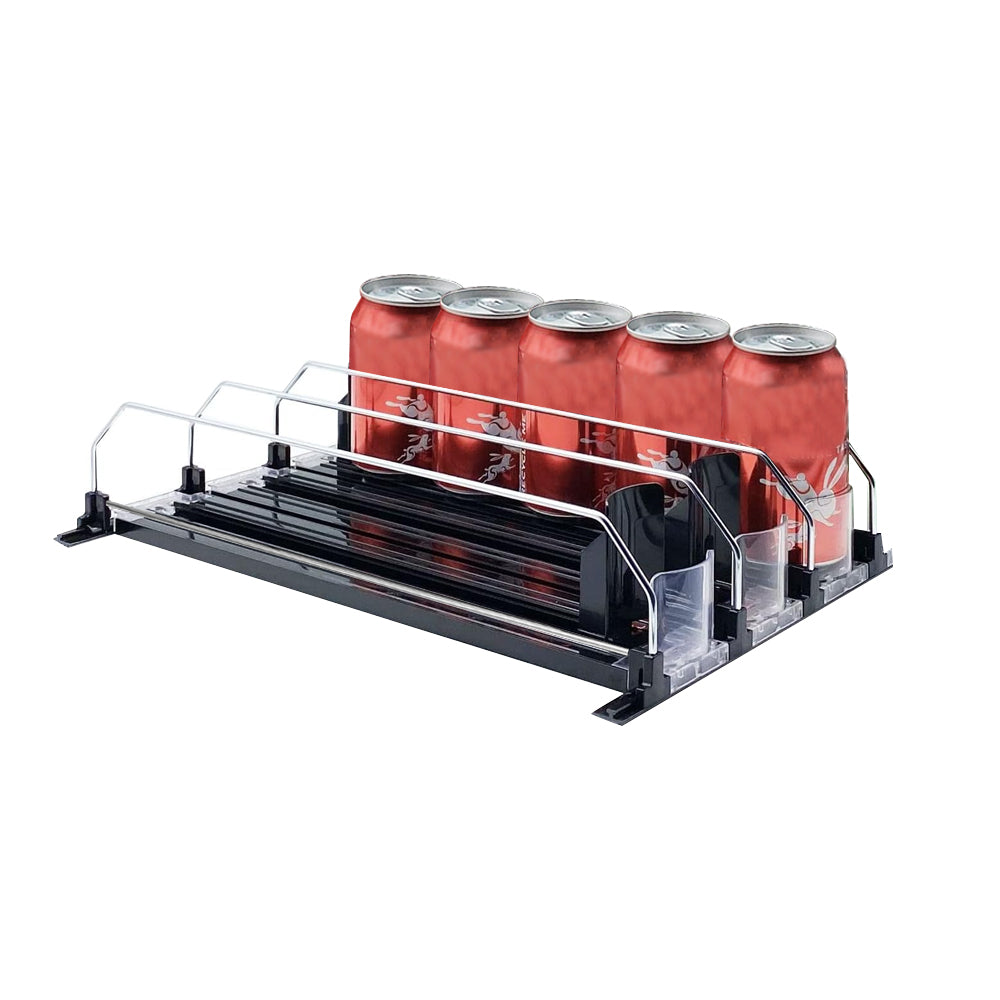Drink Organizer for Fridge Automatic Pusher Glide Soda Can Dispenser