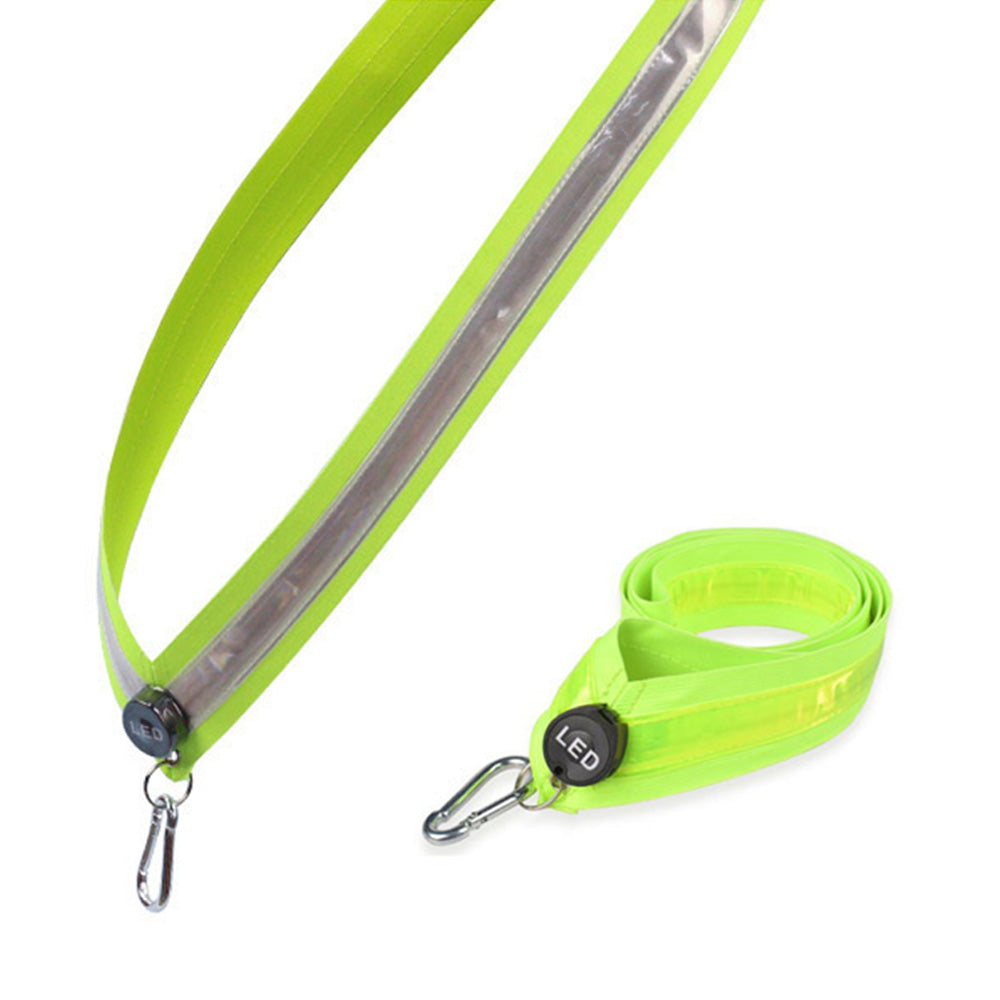 LED Reflective Belt Sash 3 Light Modes Safety Belt Rechargeable Running Gear