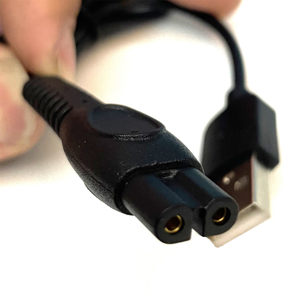 2 Pack 5V USB Charging Cables Compatible with Philips Shavers