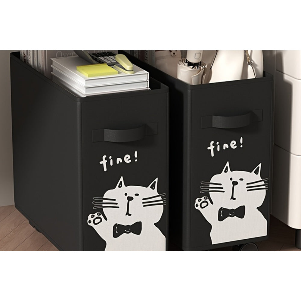 Under Desk Rolling Storage Cart Office Organizer Under Desk Utility Cart