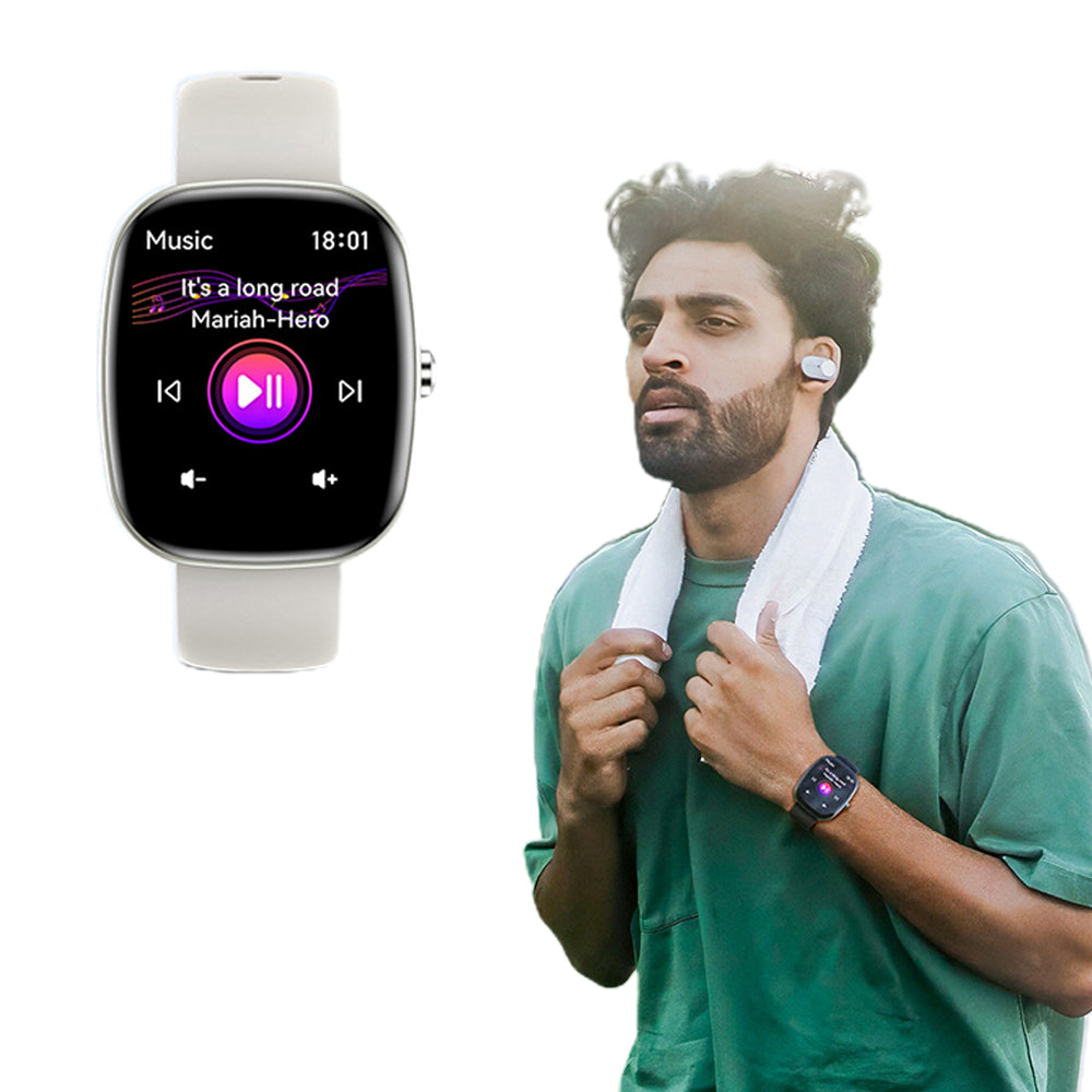 1.83-inch Smart Watch Bluetooth Call Fitness Tracker Heart Rate Blood Pressure Monitor