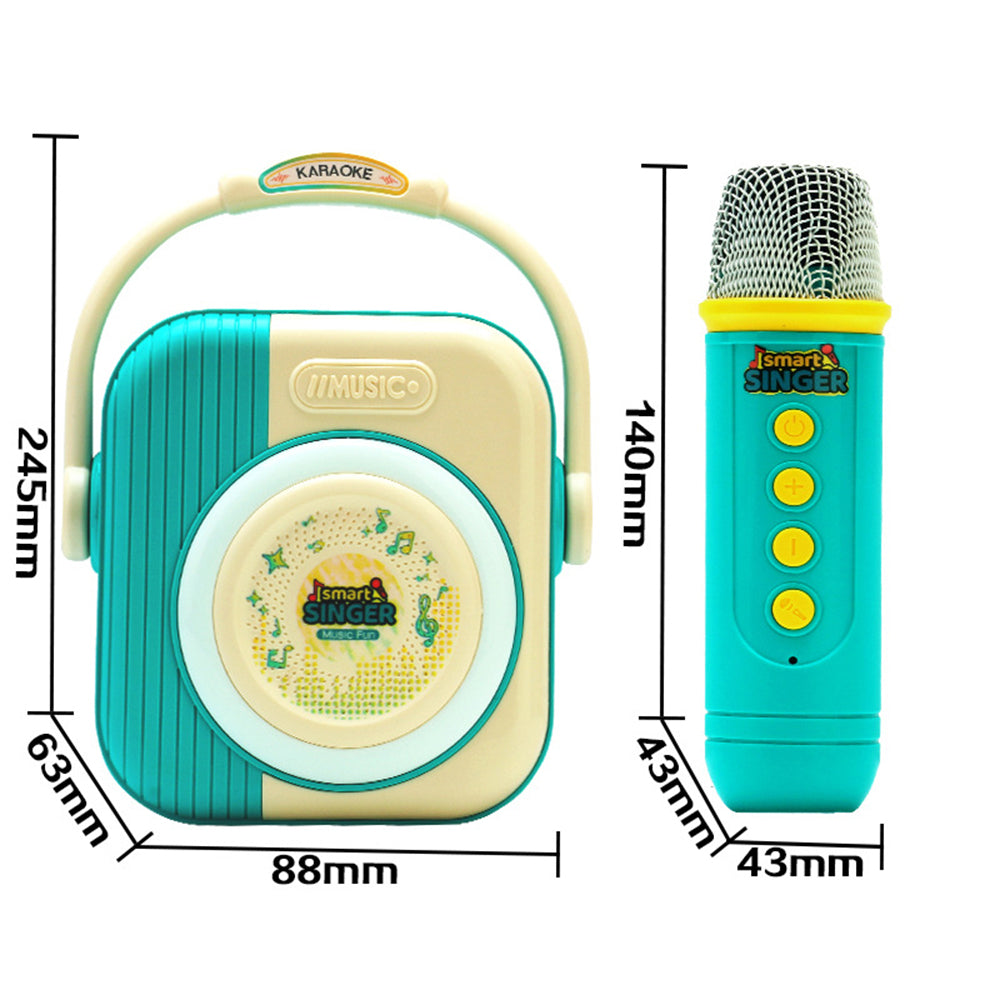 Wireless Bluetooth Karaoke Speaker with Microphone Home KTV Singing Toy