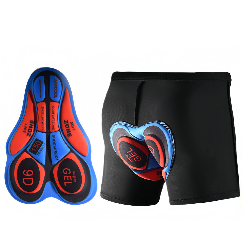 Unisex 9D Silicone Padded Cycling Shorts and Bike Underwear