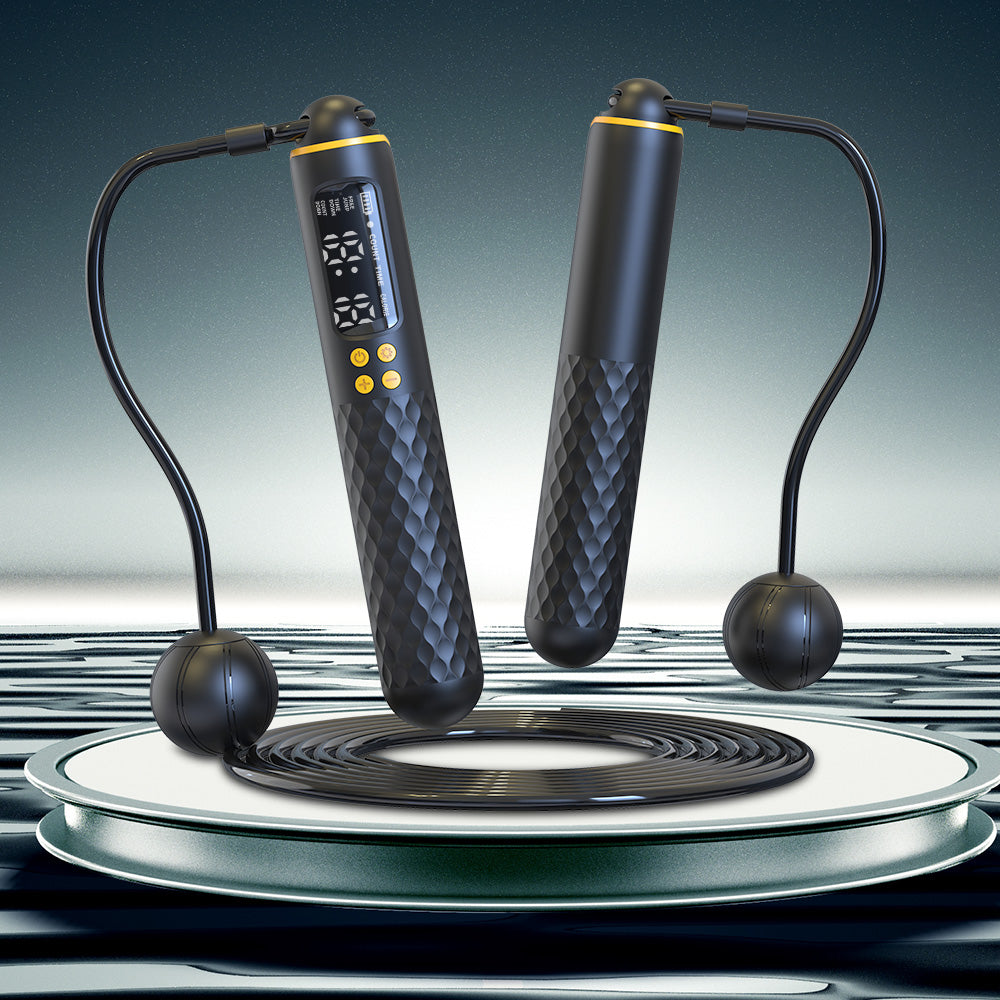 Smart Digital Jump Rope for Accurately Counts Jumps, Sets Goals and Monitors Progres