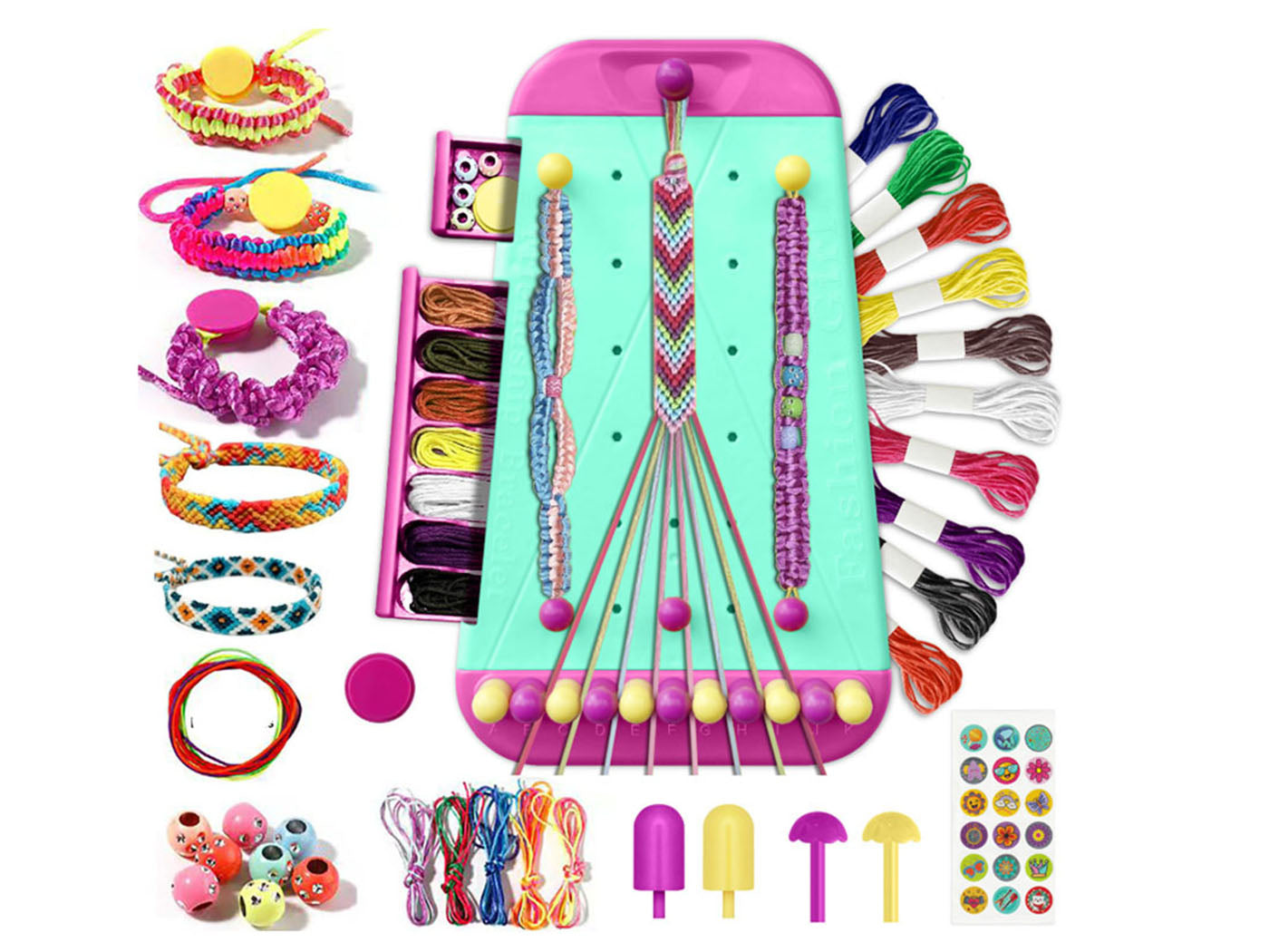 Kids DIY Friendship Bracelet Making kit Arts and Crafts
