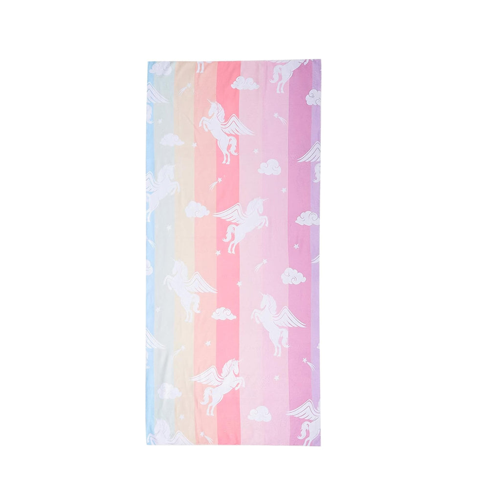 Unicorn Print Soft Microfiber Beach Towel