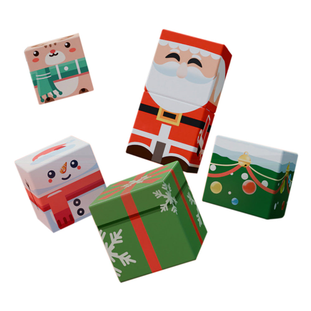 Christmas Building Cubes Sets for Boys and Girls