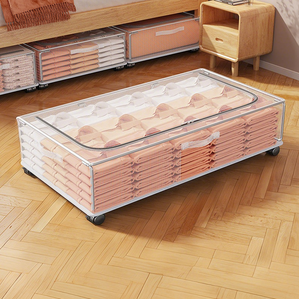 Under Bed Storage Containers With Wheels Under Bed Storage Drawers For Shoes Blankets Clothes