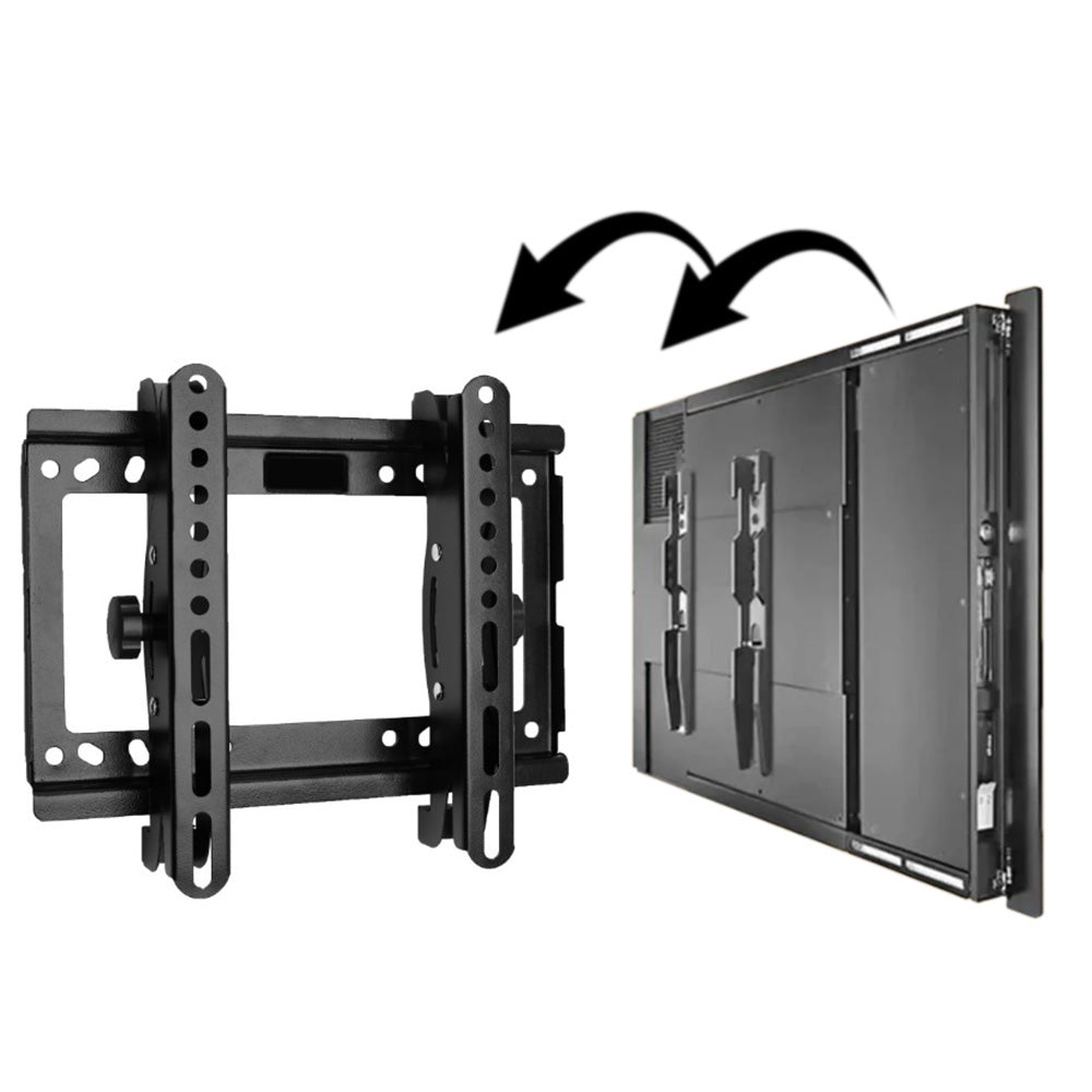 Universal Tilt TV Wall Mount Bracket Adjustable Low Profile Steel Mount