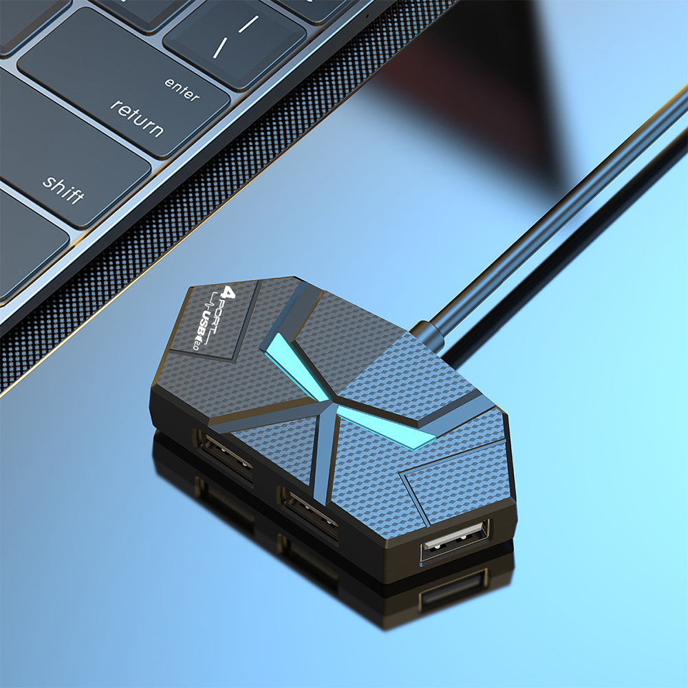 USB Hub USB Splitter USB Extender with Power Port for Laptop PC