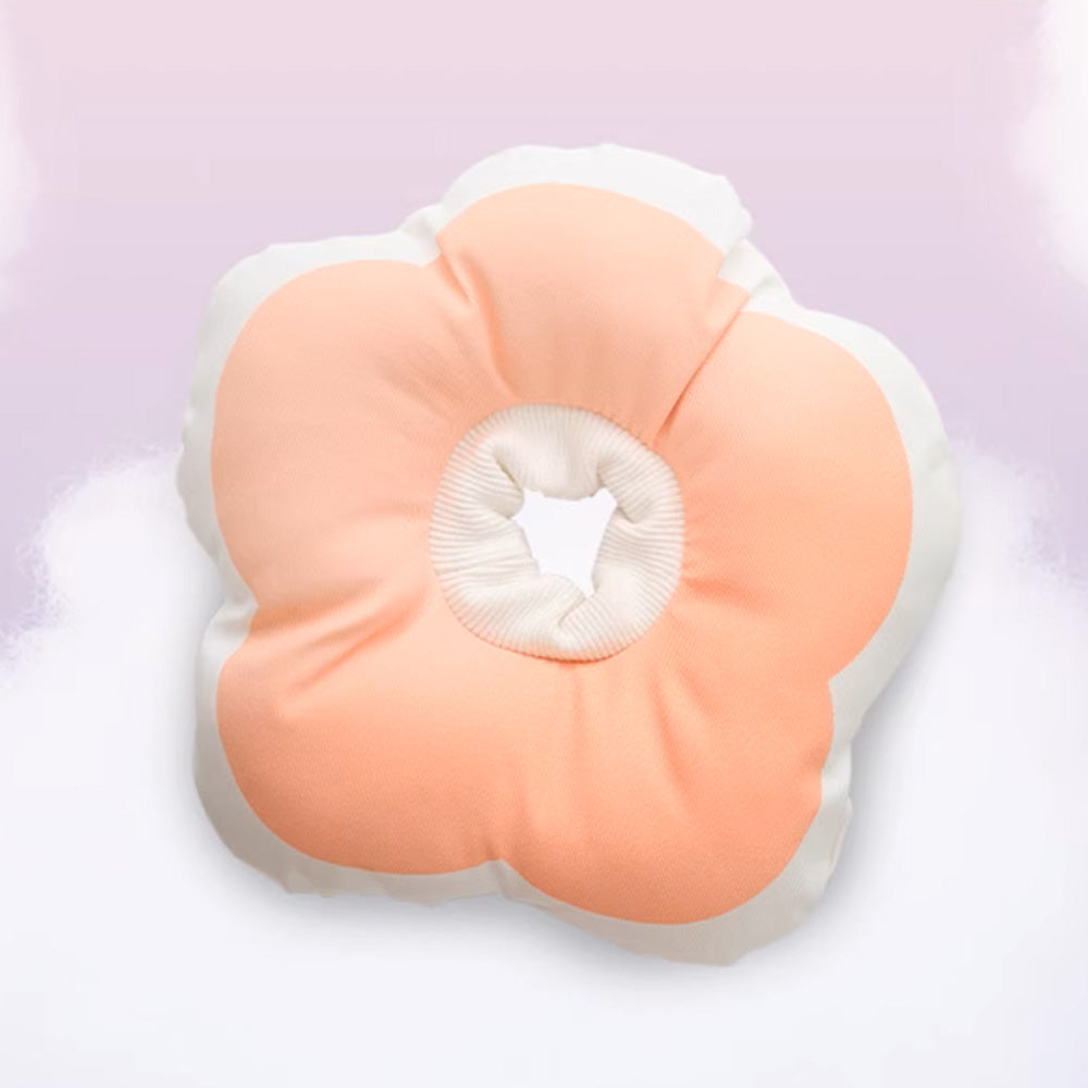 Cute Flower Cat Cone Collar Anti-Bite Lick Wound Healing Protective Neck Collar-Peach Blossom