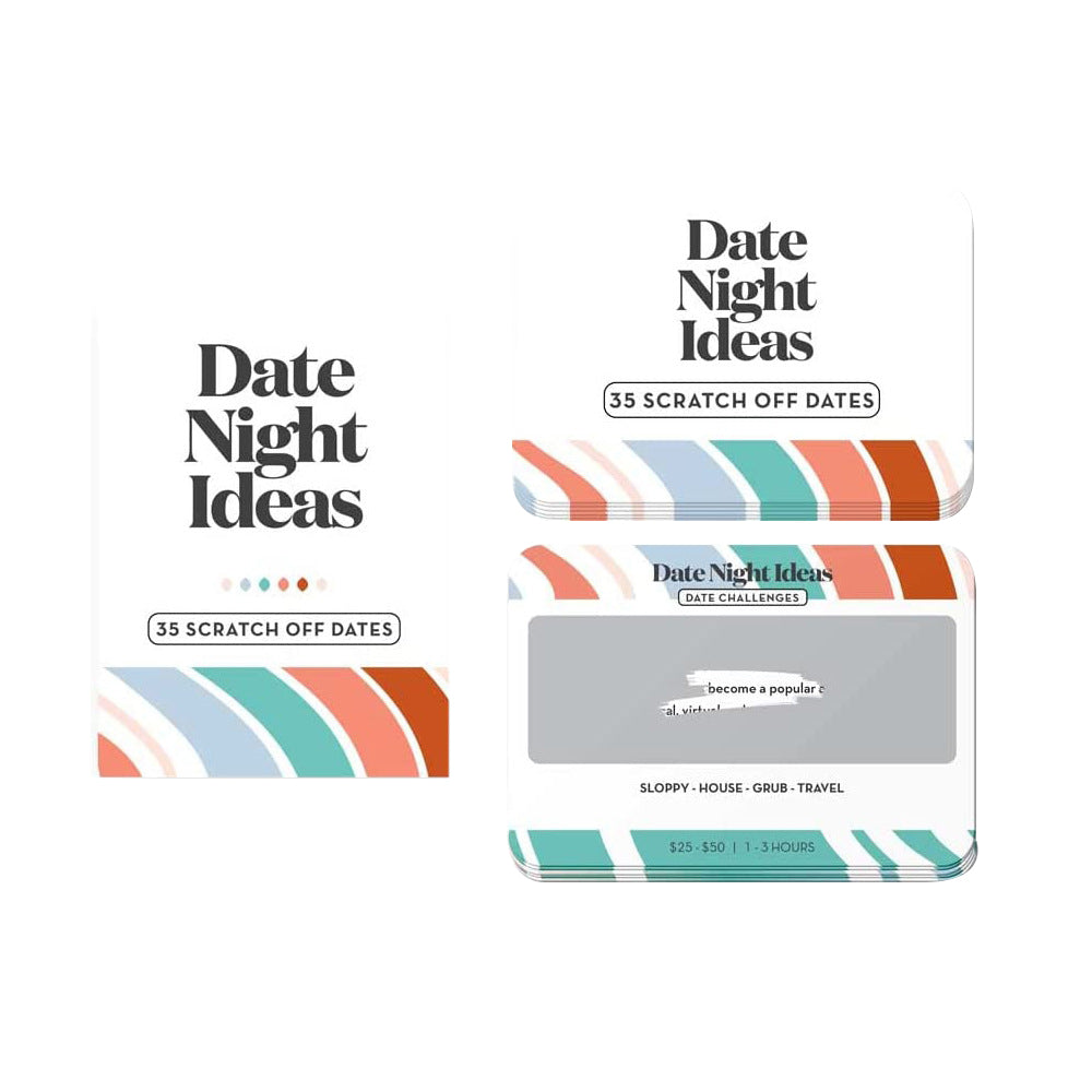 Date Night Ideas Cards Romantic and Funny Scratch off Card Game for Couples