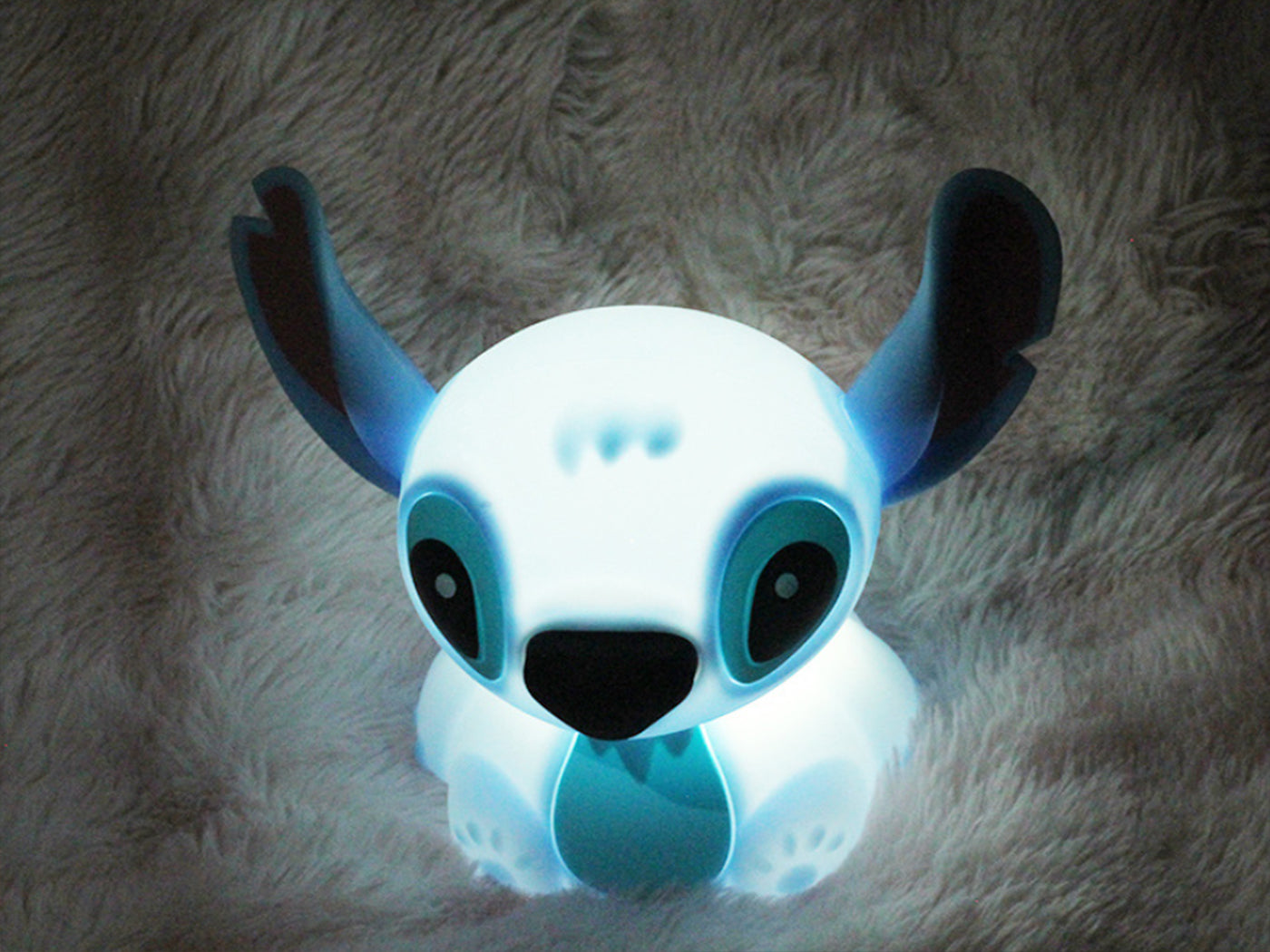 Stitch-Inspired Bedside Table Tap Night Light