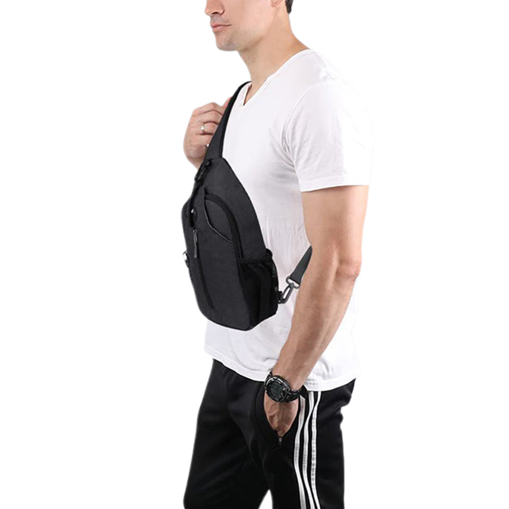 Water-Resistant Crossbody Sling Backpack for Travel and Daily Use