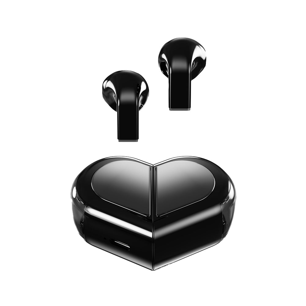 True Wireless TWS 5.3 Audio Earphones Convertible Heart-Shaped Couple Earbuds