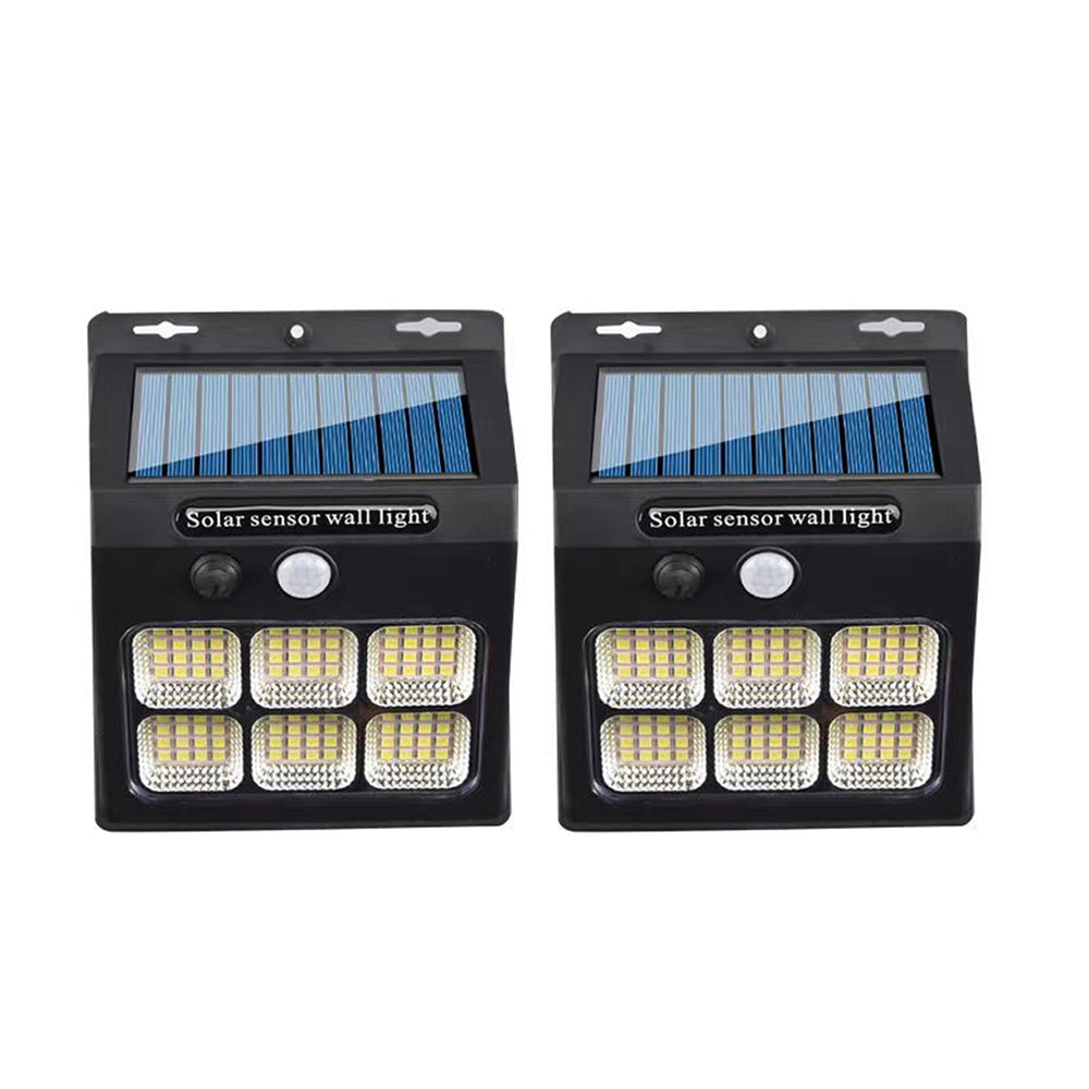 Water-resistant Human Sensor Solar Wall Lamp for Front Door Backyard Porch