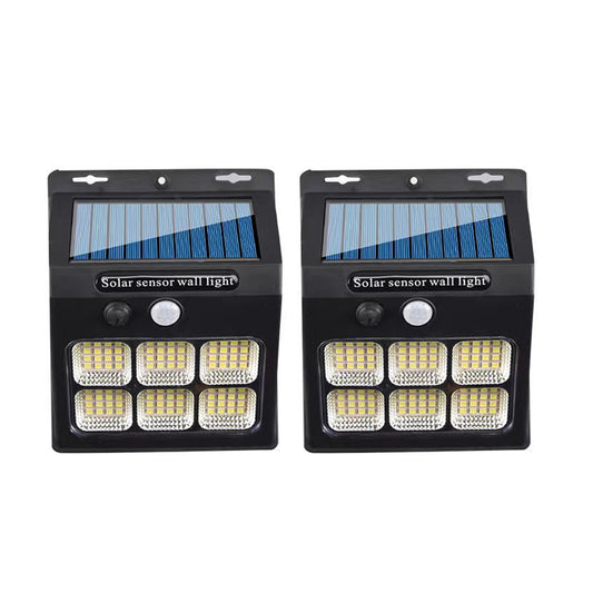 Water-resistant Human Sensor Solar Wall Lamp for Front Door Backyard Porch