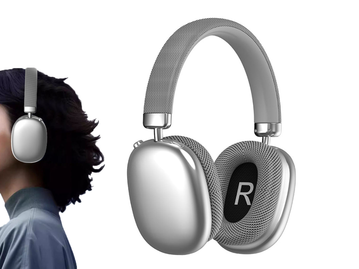 Wireless Over Ear Bluetooth Headphones Fitting in Gaming Gym Sports Traveling