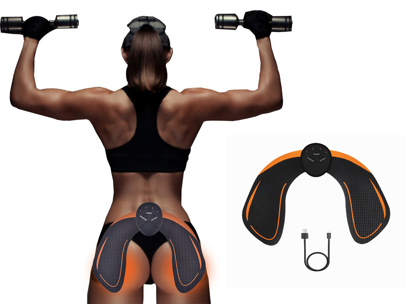 EMS Adjustable Hip Lifting Muscle Stimulator Booty Trainer