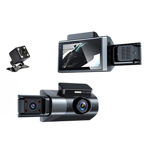 WiFi HD 1080P Night Vision Gravity Sensor Dash Cam-Front+ Inside Camera + Rear Camera