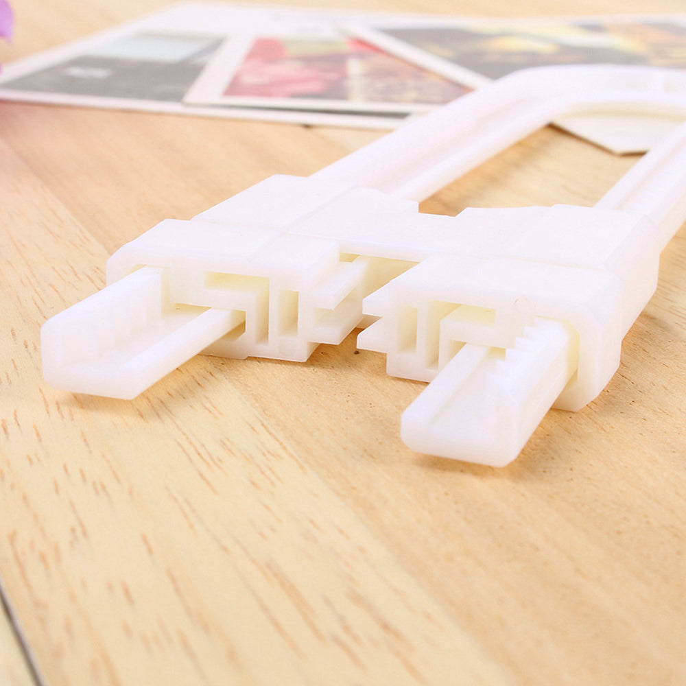 6Pcs U-Shaped Adjustable Sliding Lock for Cabinet