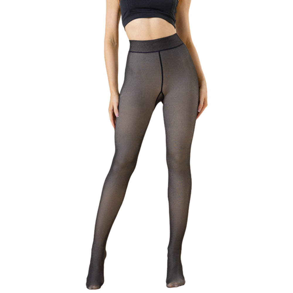 Women Thermal Lined Translucent Pantyhose Tights Stockings