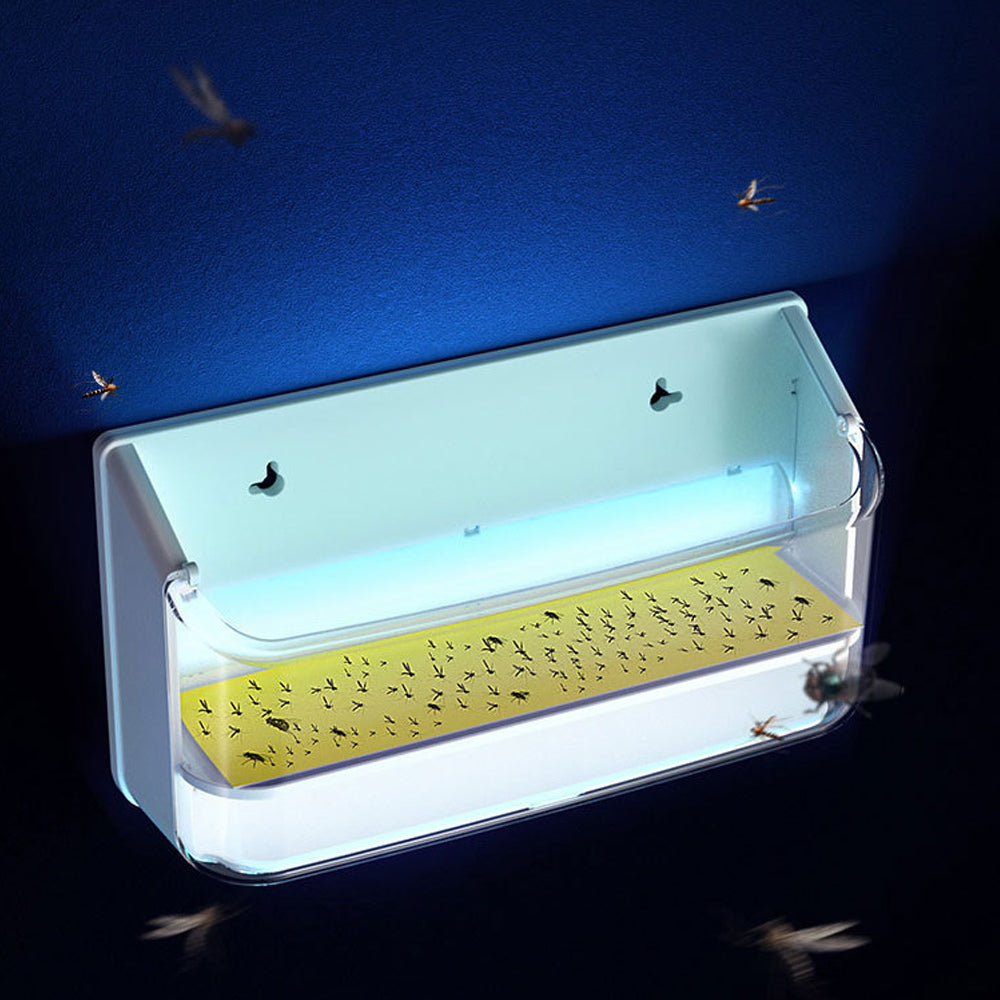 Mosquito Killer Lamp USB Sticky Trap with 20Pcs Sticky Traps LED Mosquito Lamp Adhesive Mosquito Lamp