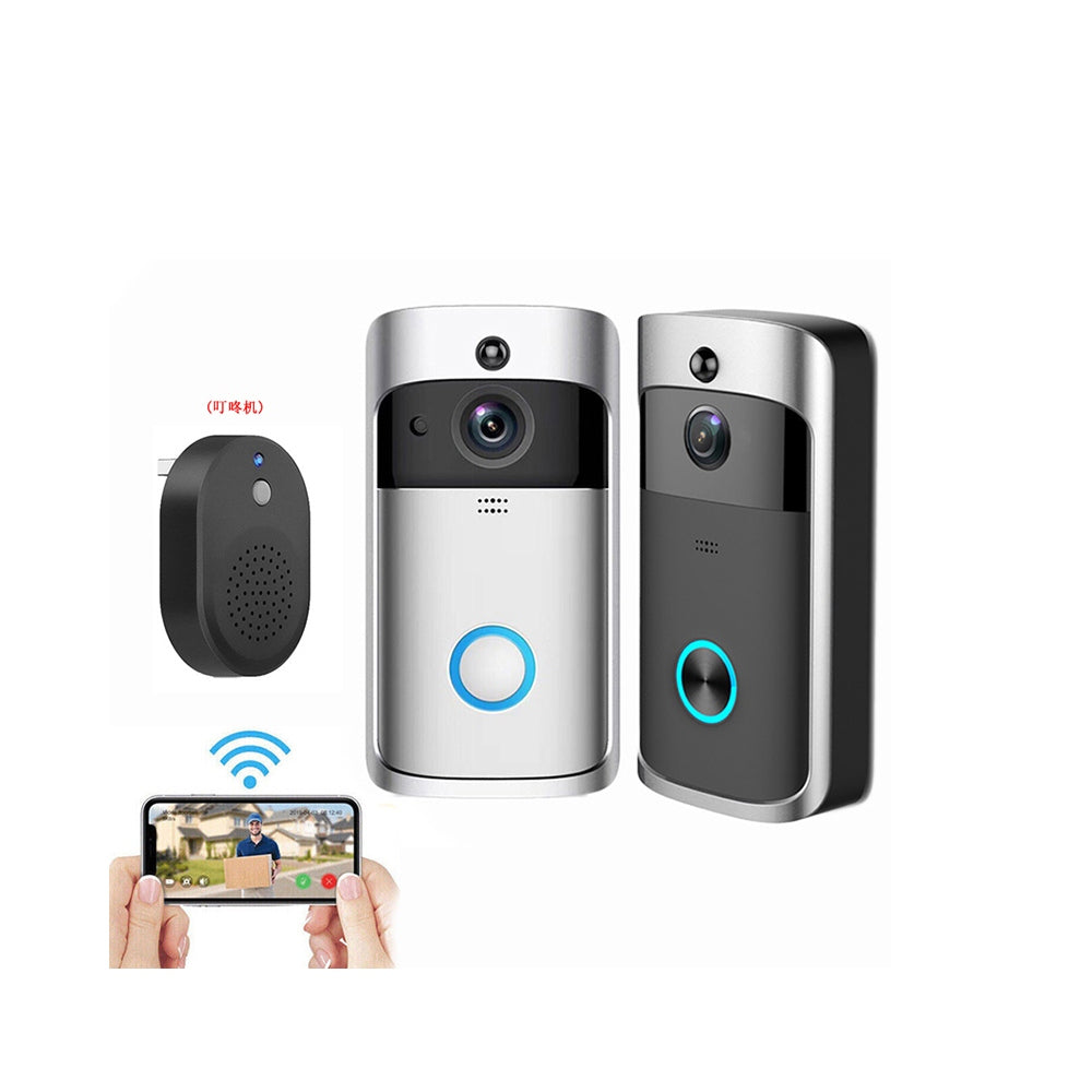 Wireless WiFi Video Doorbell with Smart Intercom and Security Camera