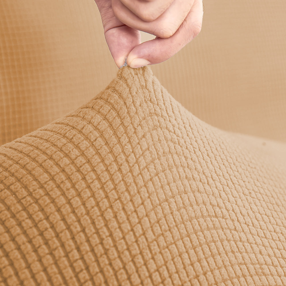 Armless Couch Cover Stretch Sofa Cover with Elastic Bottom