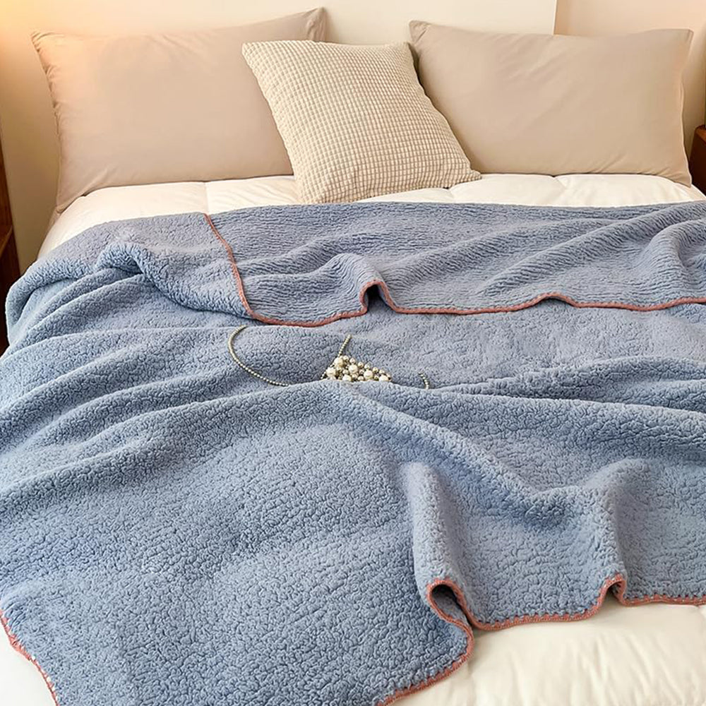 Winter Warm Sherpa Blanket