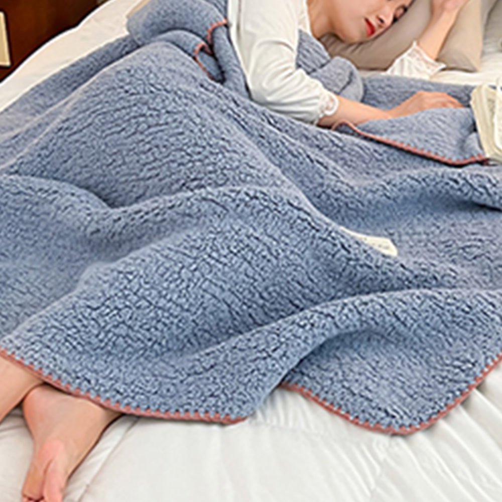 Winter Warm Sherpa Blanket