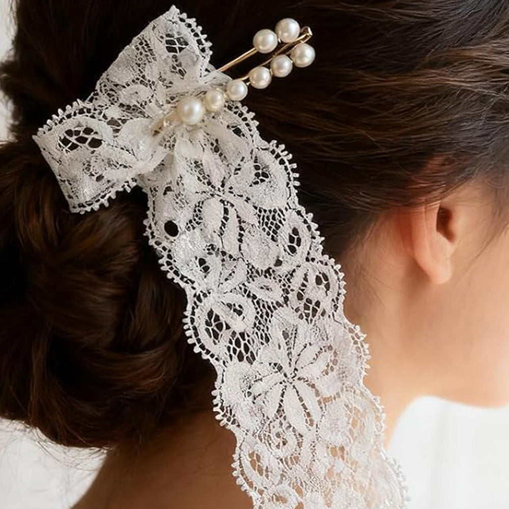 Elastic Floral Lace Trim Stretch Ribbon for Sewing and DIY Crafts