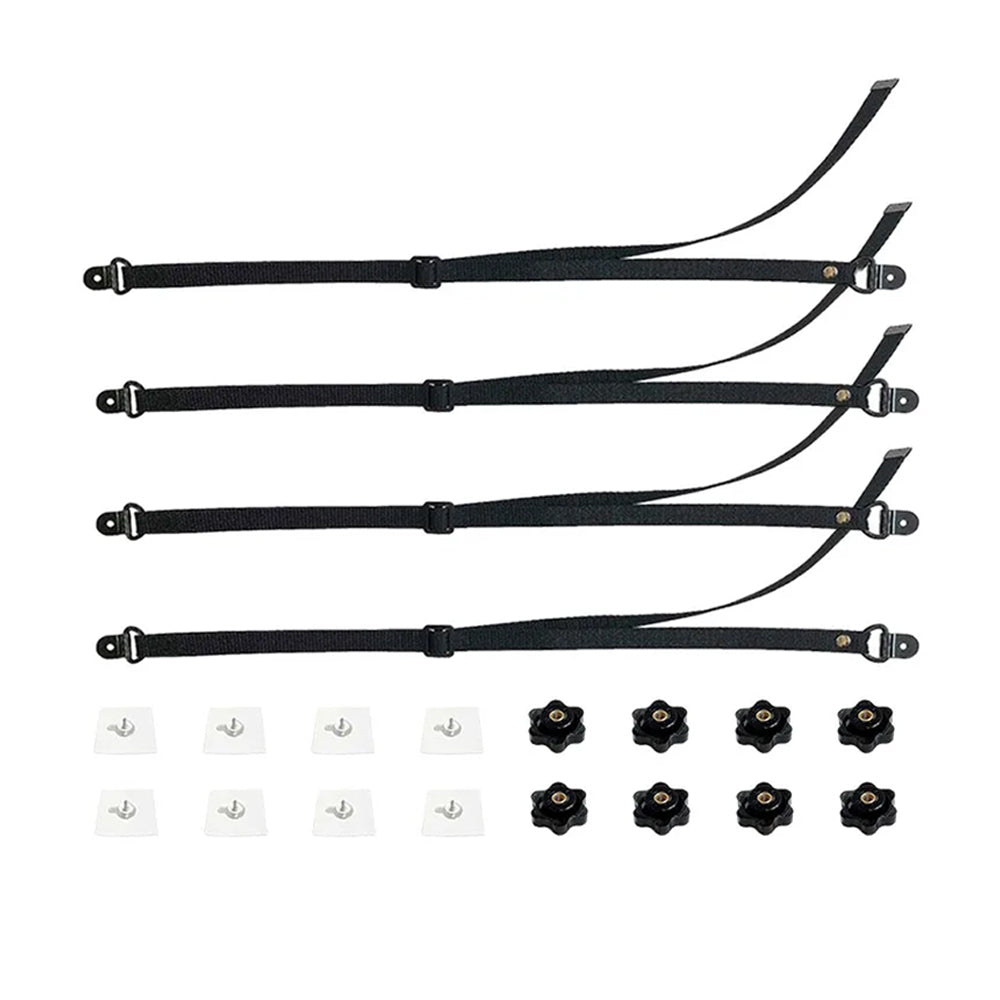 4Pcs Adjustable TV Straps Adhesive Anti Tip Furniture Anchors